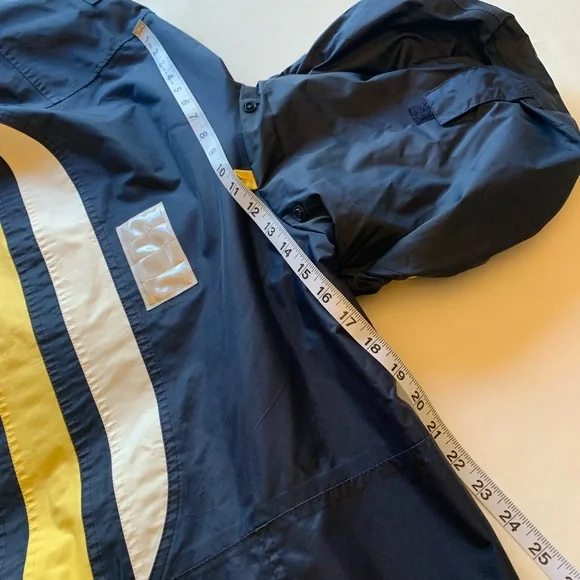 Vintage Helly Hansen nautical jacket navy white yellow size XS - Picture 12 of 16